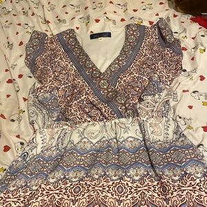 Selling A romper for $40 brand name is blue rain
